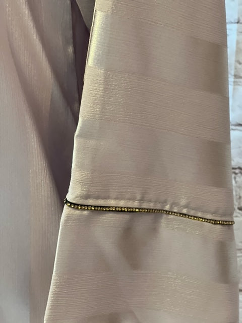 NUDE STRIPES ABAYA